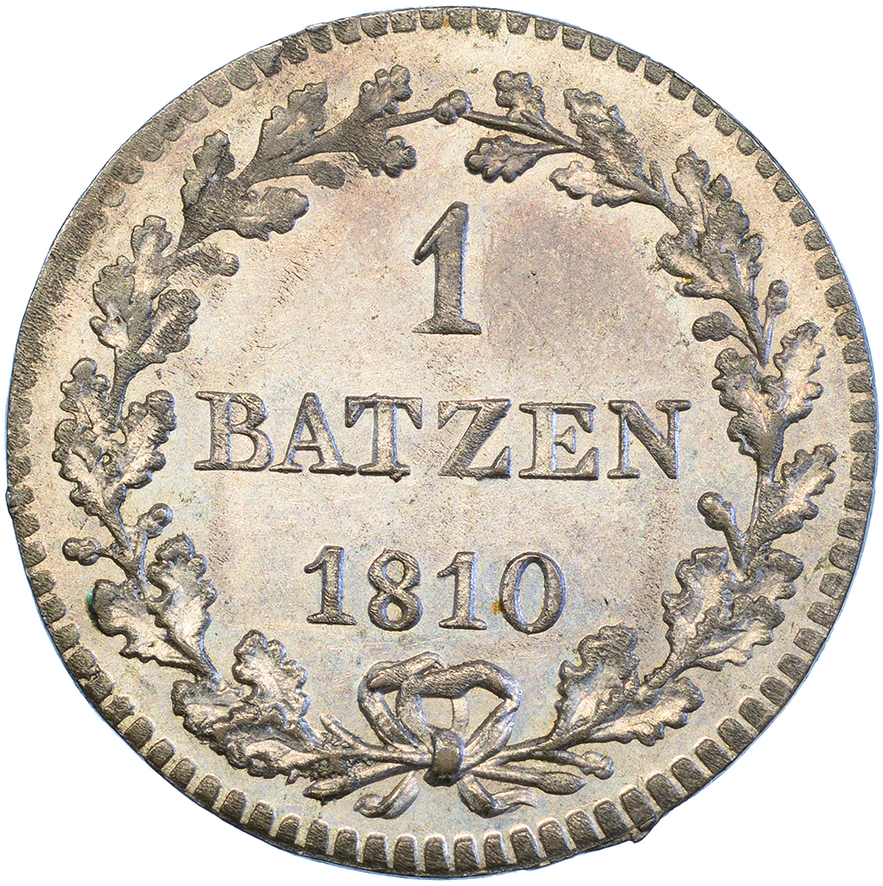 Basel, 1 Batzen, 1810, stgl