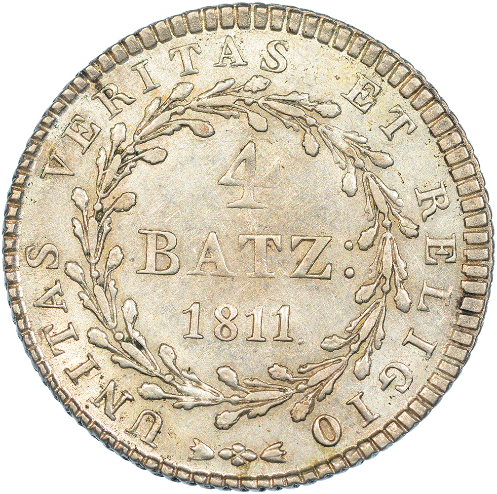 Uri, 4 Batzen, 1811, unz- 