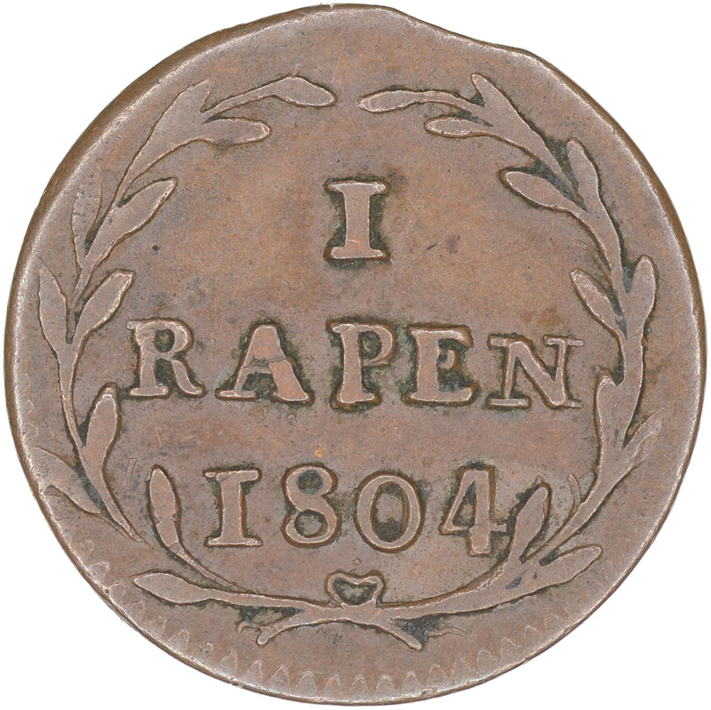 Luzern, 1 Rappen, 1804, vz