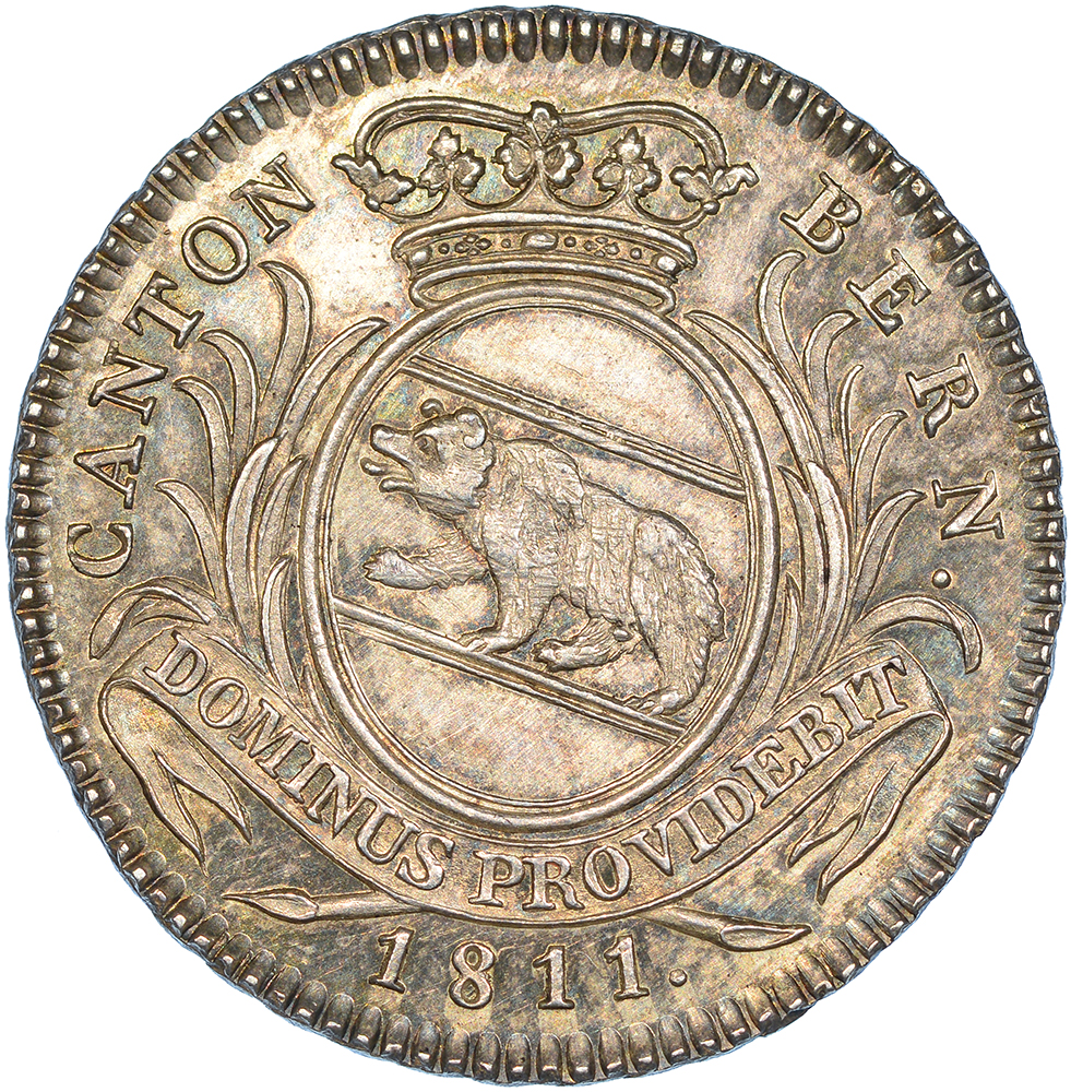 Bern, 1 Franken, 1811, gleichständig, unz