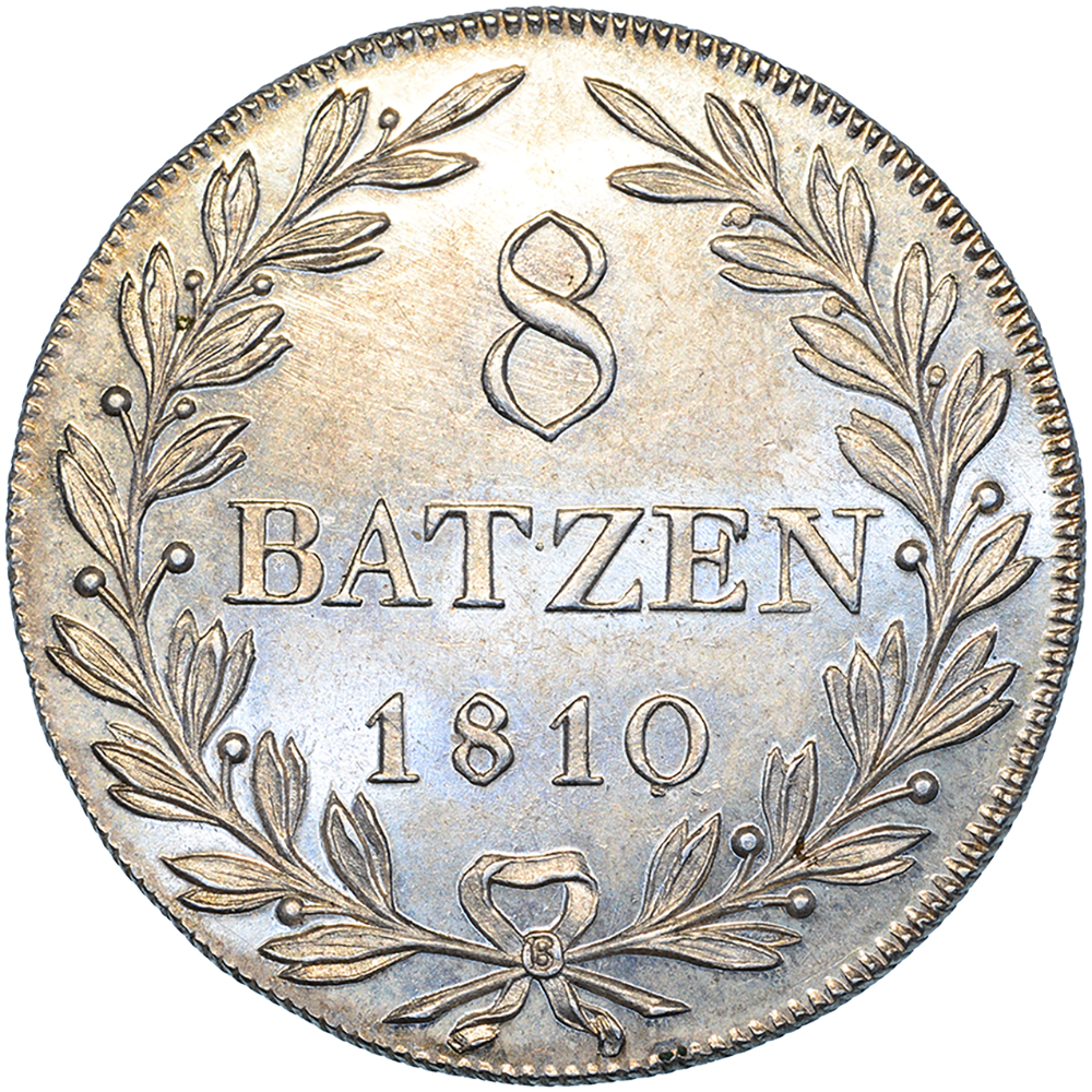 Zürich, 8 Batzen, 1810, unz/stgl