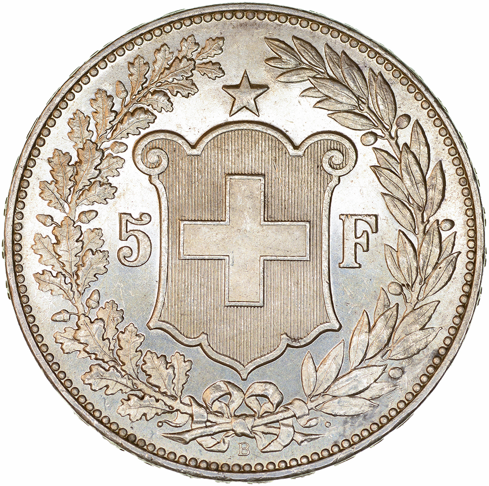 5 Franken, 1895, Stempelglanz