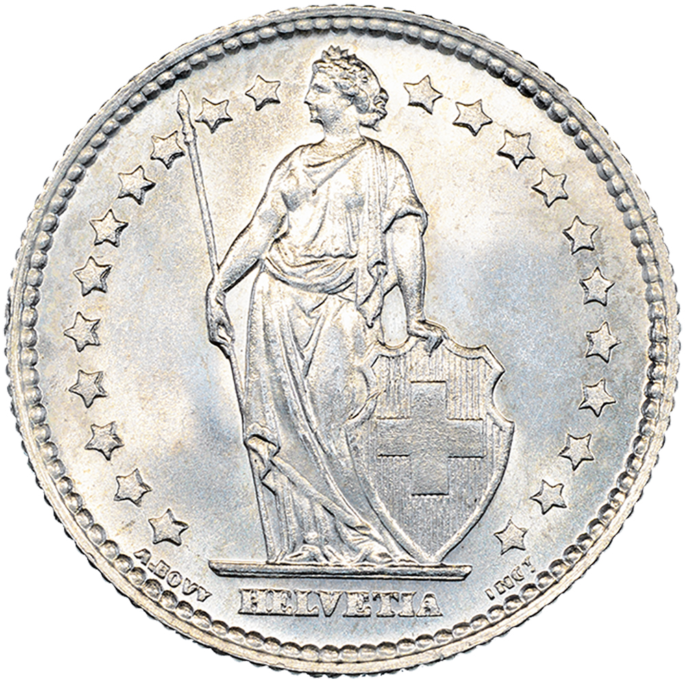 1 Franken, 1900, Stempelglanz
