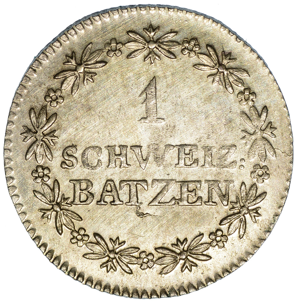 Graubünden, 1 Batzen, 1820, unz-