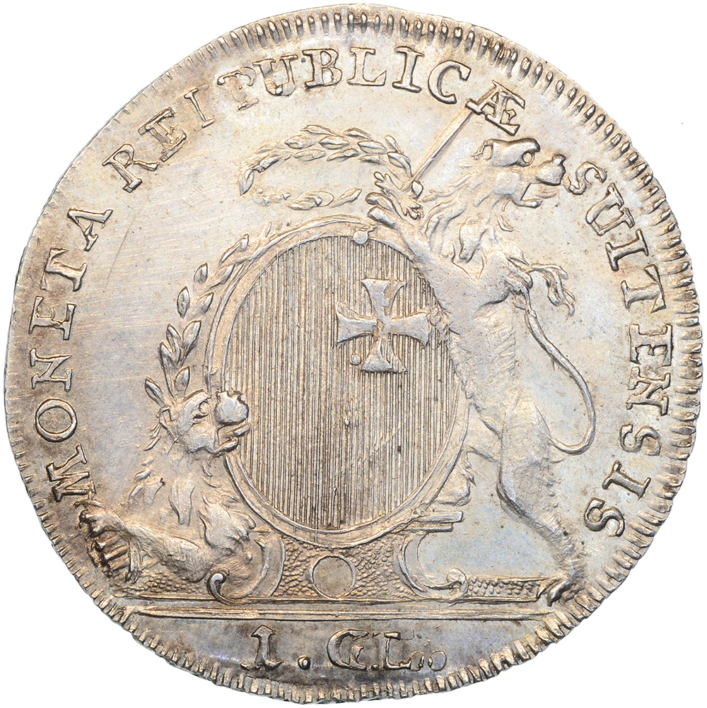 Schwyz, Gulden, 1785, unz/stgl