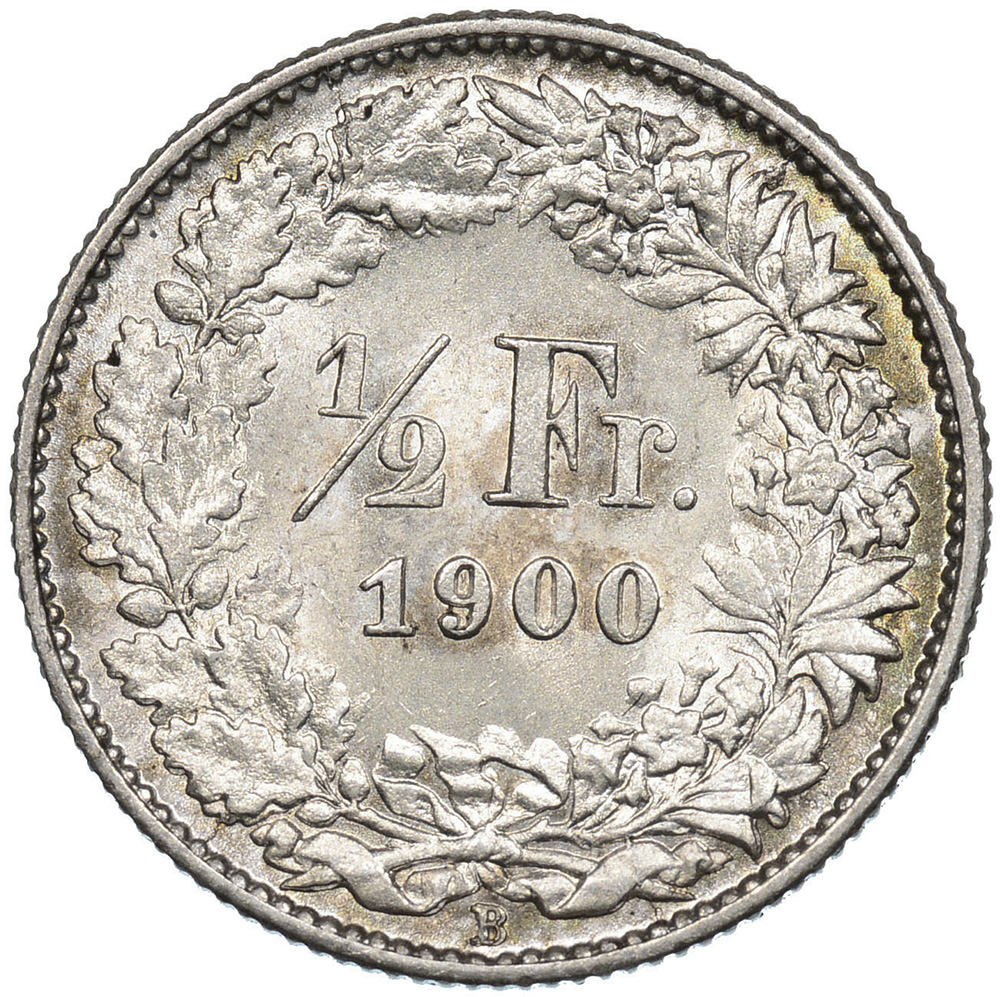 50 Rappen, 1900, unz/stgl