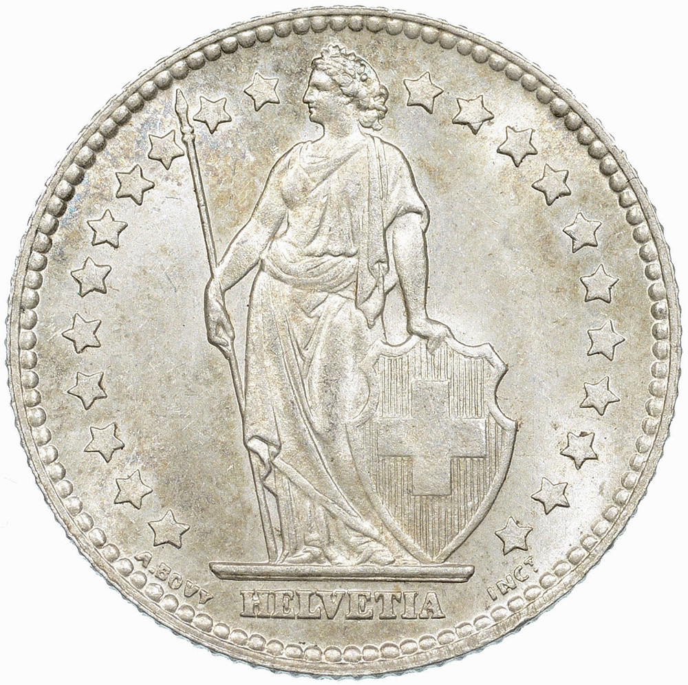 1 Franken, 1894, unz/stgl
