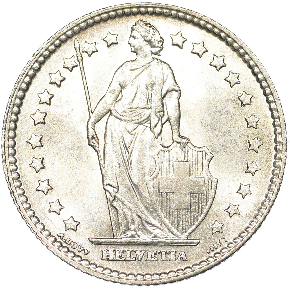 1 Franken, 1904, Stempelglanz