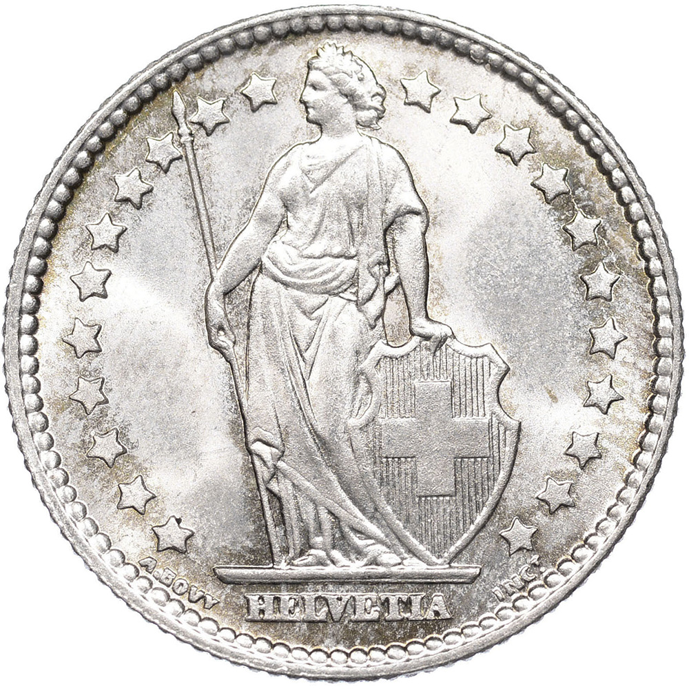 1 Franken, 1912, Stempelglanz