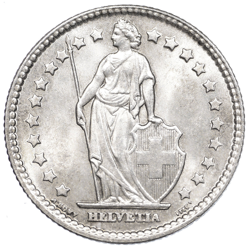 1 Franken, 1913, Stempelglanz