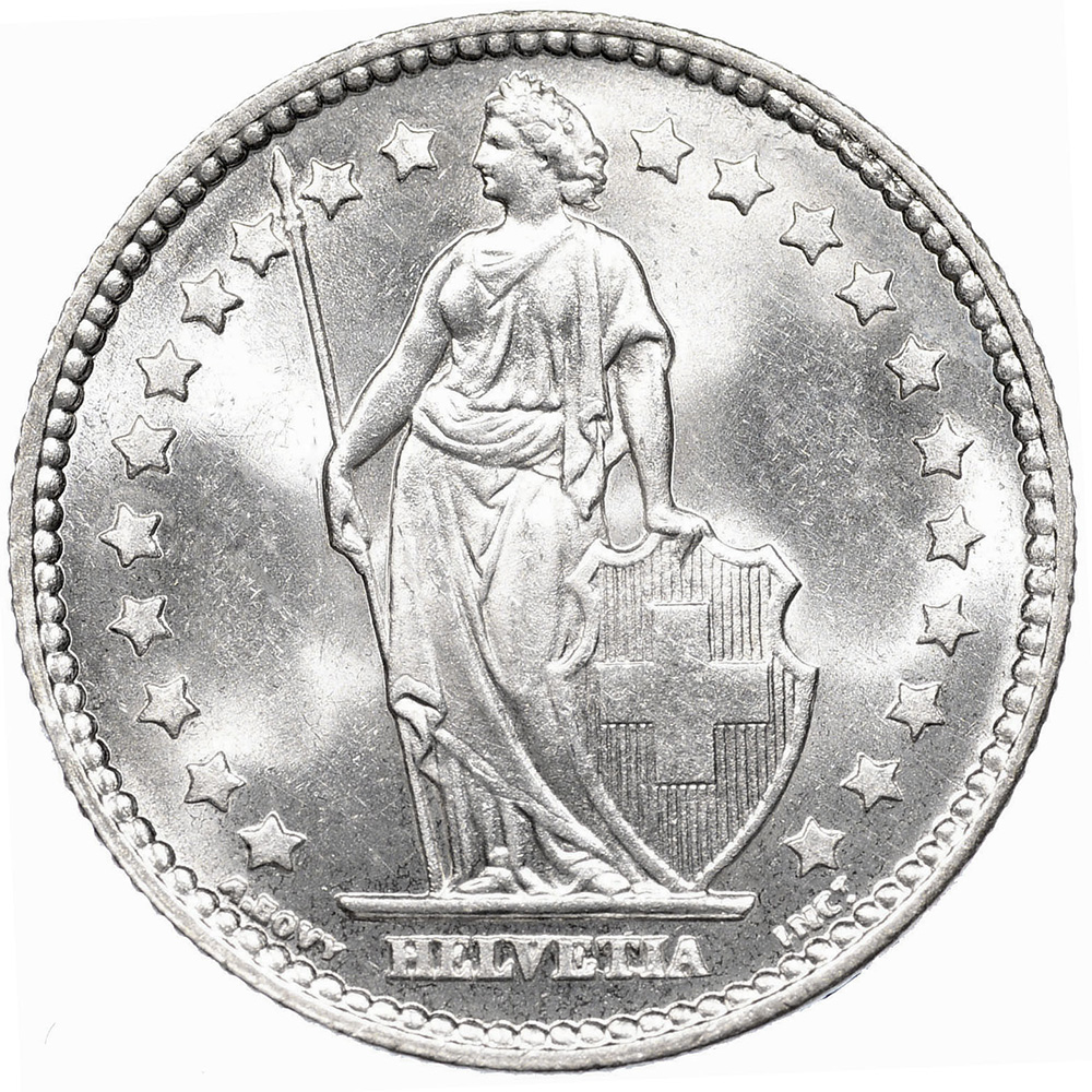 1 Franken, 1916, Stempelglanz