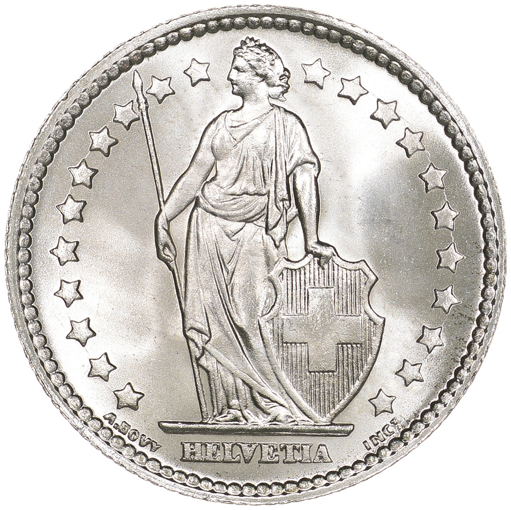 1 Franken, 1931, Stempelglanz