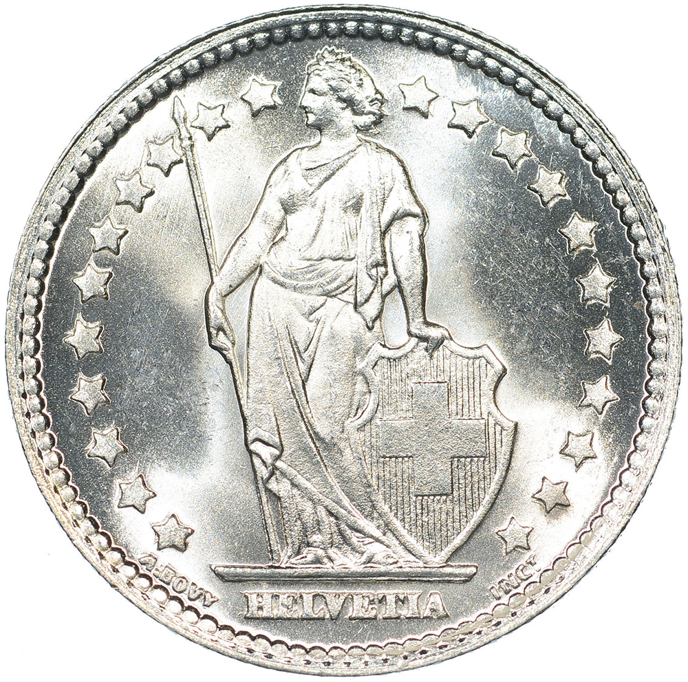 1 Franken, 1932, Stempelglanz