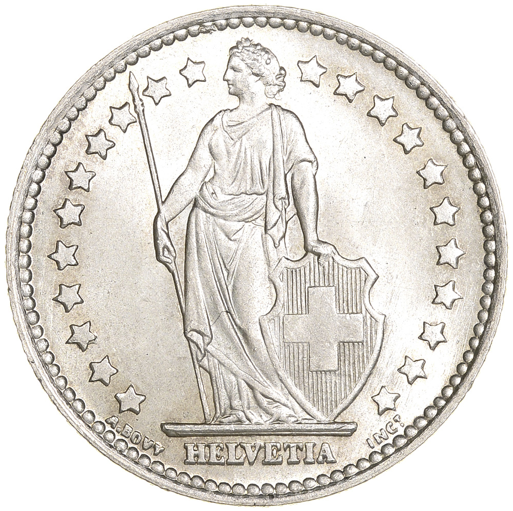 1 Franken, 1952, Stempelglanz