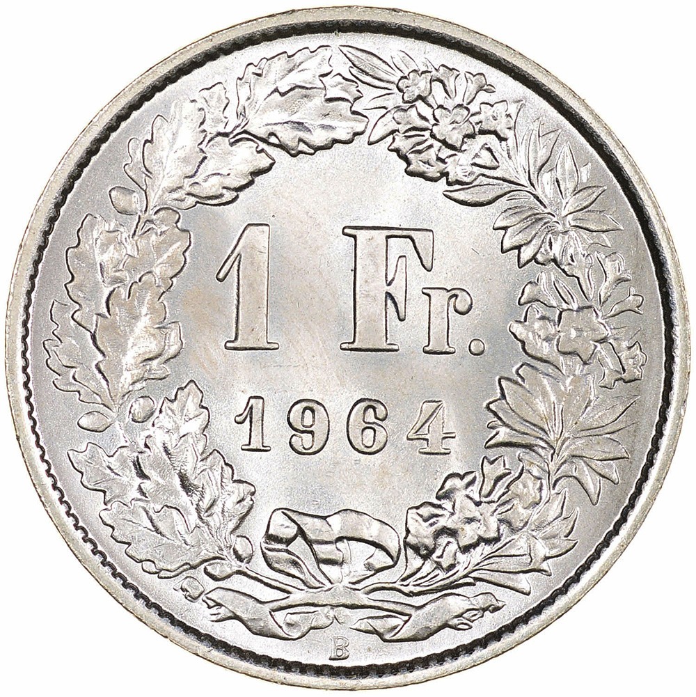 1 Franken, 1964, Stempelglanz