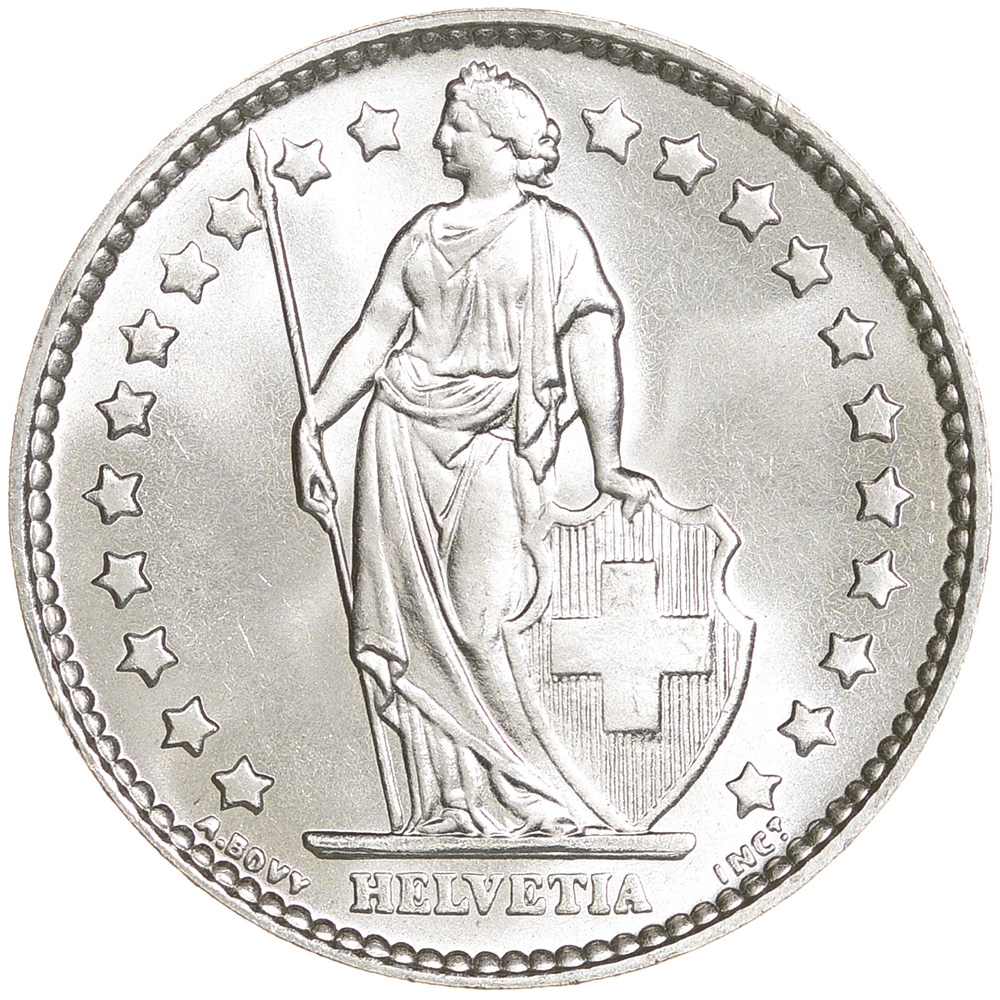 1 Franken, 1965, Stempelglanz