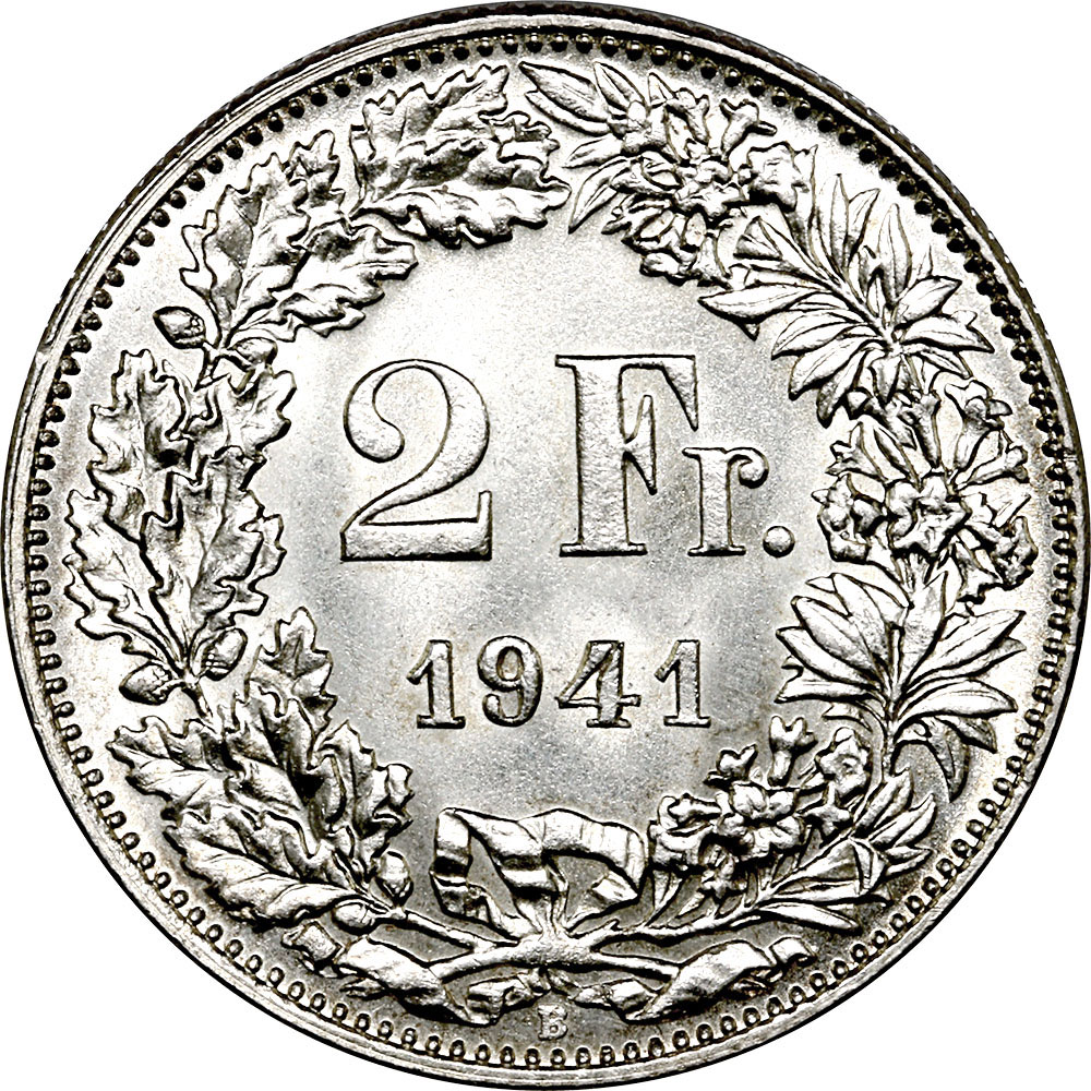 2 Franken, 1941, unz/stgl