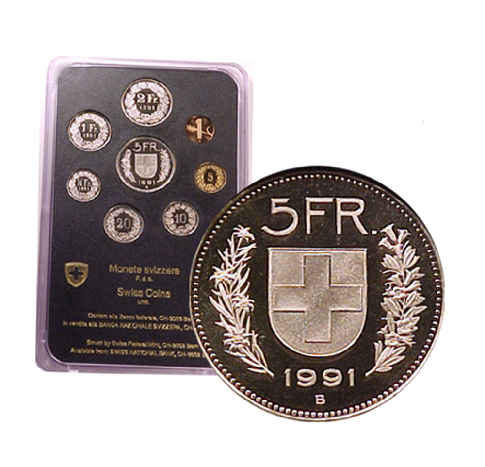 Münzensatz, 1991, Stempelglanz, Kupfer/Nickel
