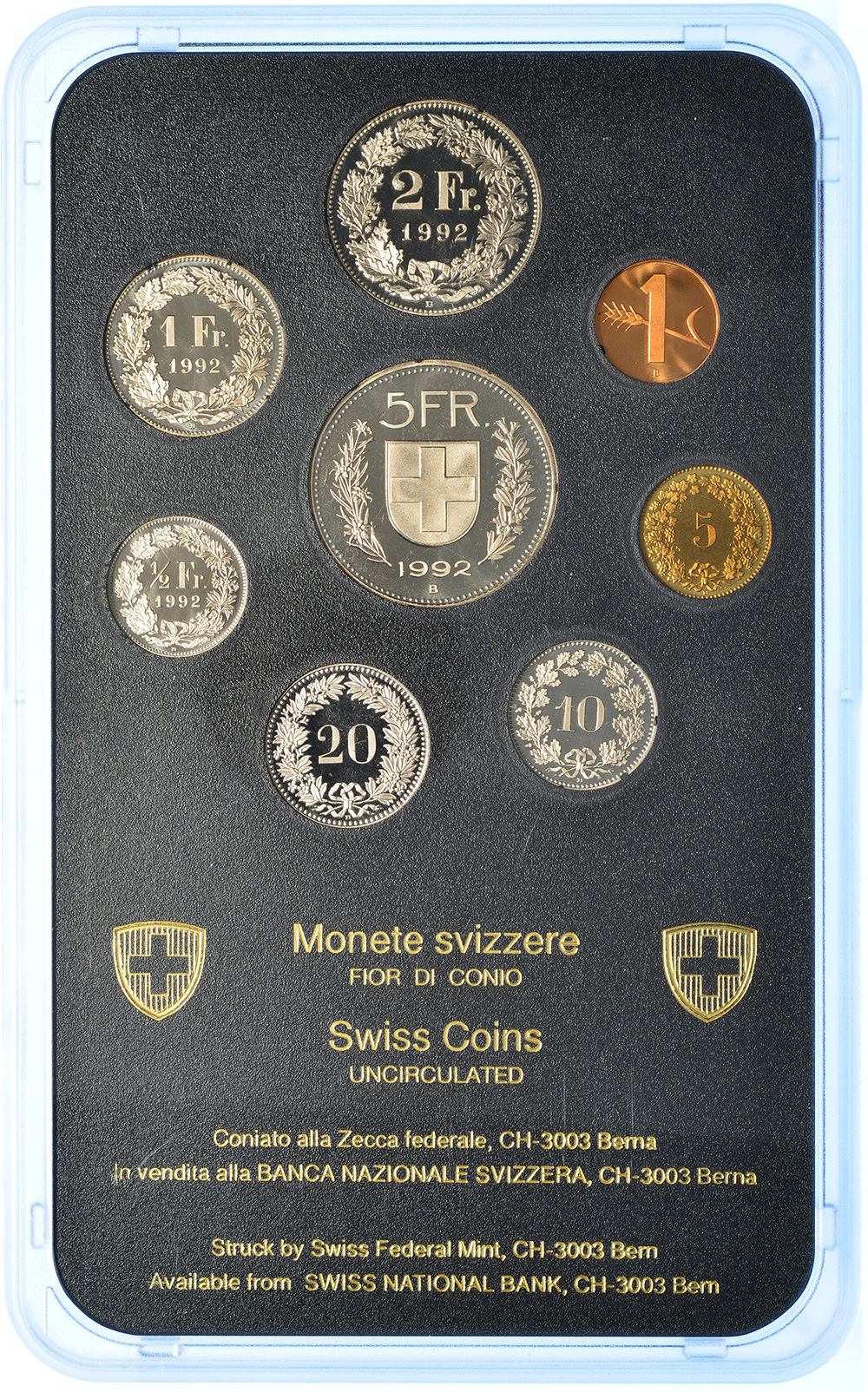 Münzensatz, 1992, Stempelglanz, Kupfer/Nickel