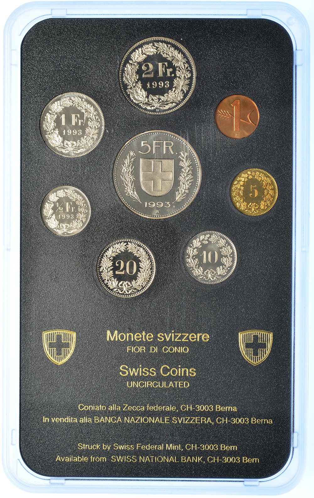 Münzensatz, 1993, Stempelglanz, Kupfer/Nickel