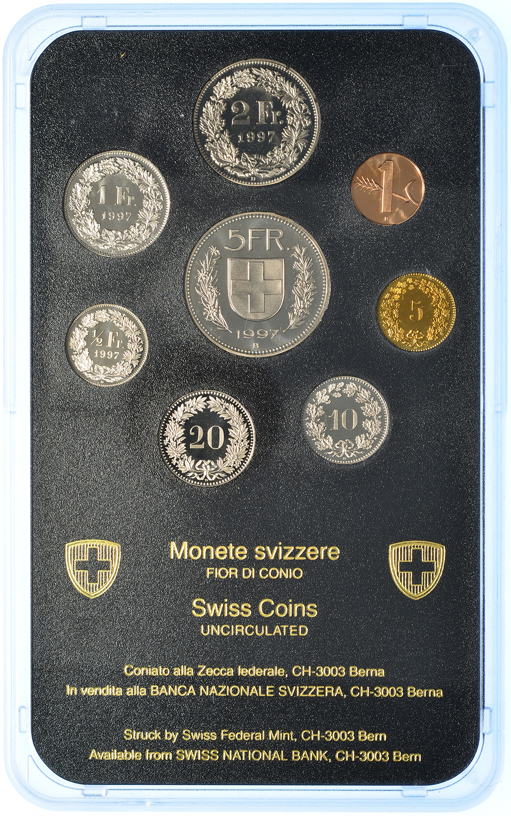 Münzensatz, 1997, Stempelglanz, Kupfer/Nickel
