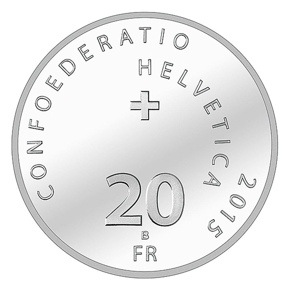 20 Franken, 2015, Stempelglanz, Solar Impulse