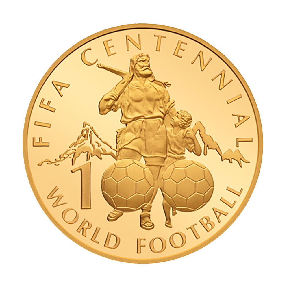 50 Franken, 2004, Polierte Platte, 100 Jahre FIFA
