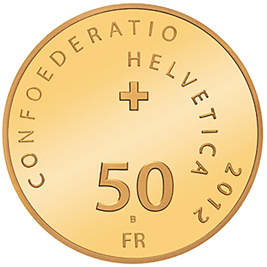 50 Franken, 2012, Polierte Platte, Pro Juventute