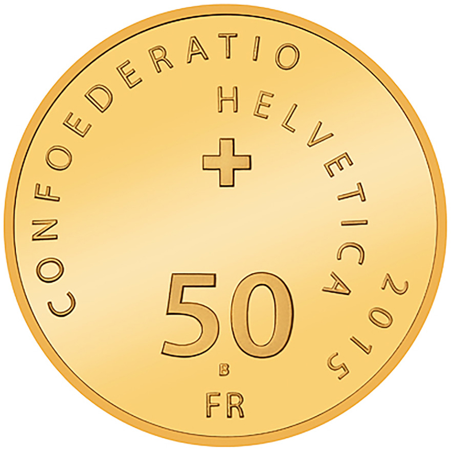 50 Franken, 2015, Polierte Platte, 2000 Jahre Aventicum