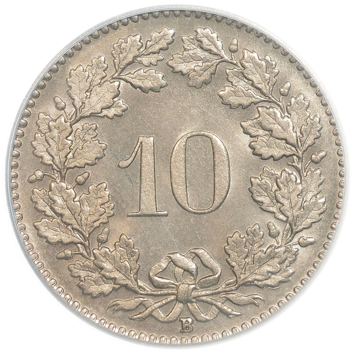 10 Rappen, 1922, MS 67