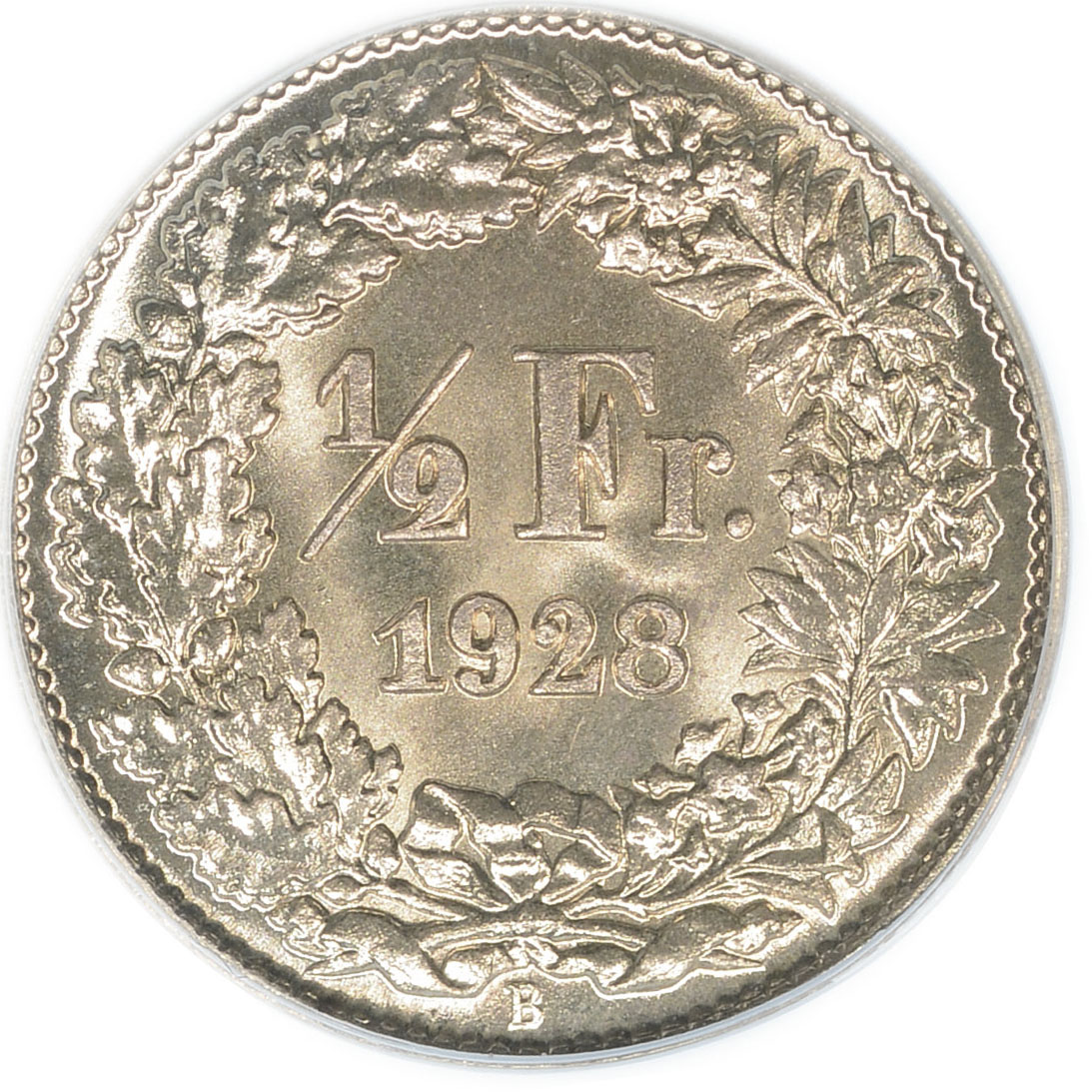 50 Rappen, 1928, MS 65
