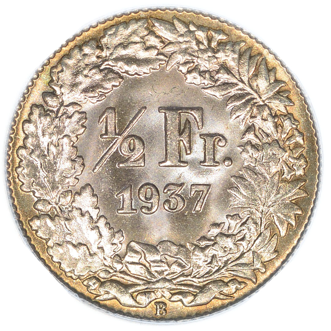 50 Rappen, 1937, MS 65