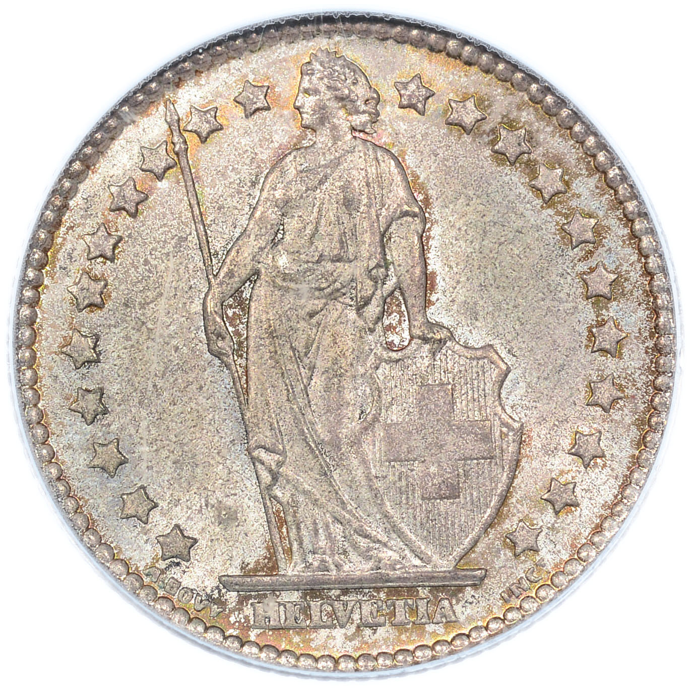 1 Franken, 1913, MS 65