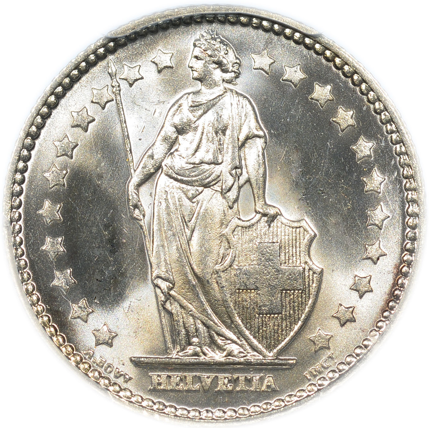 1 Franken, 1916, MS 64