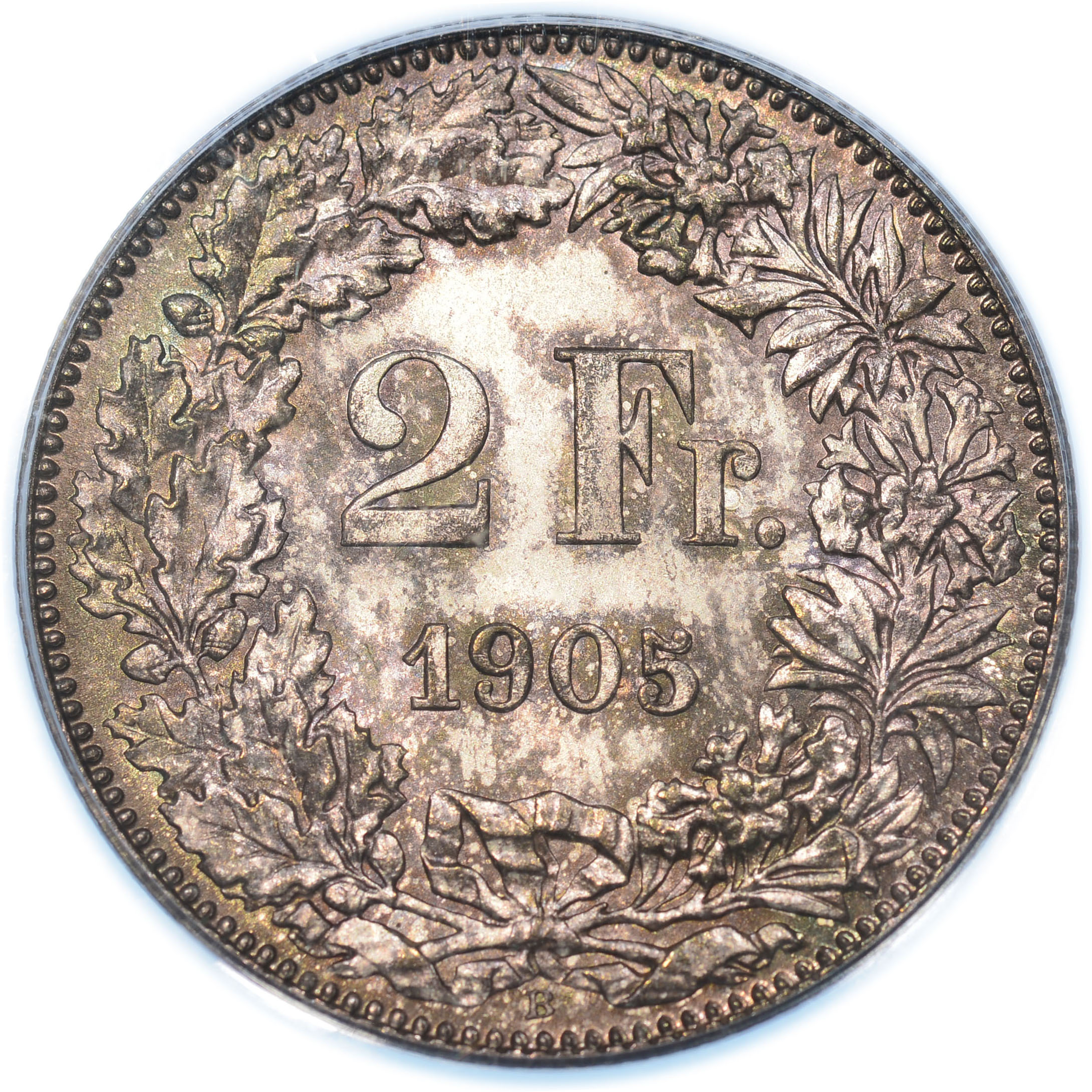2 Franken, 1905, MS 65