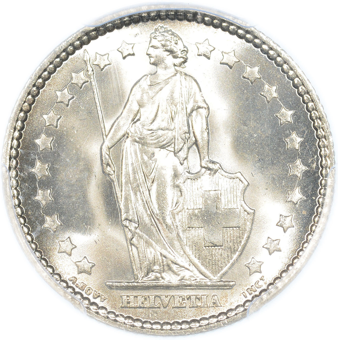 1 Franken, 1914, MS 66