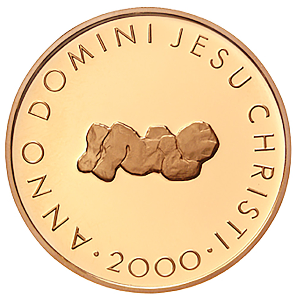 100 Franken, 2000, Polierte Platte, Messias