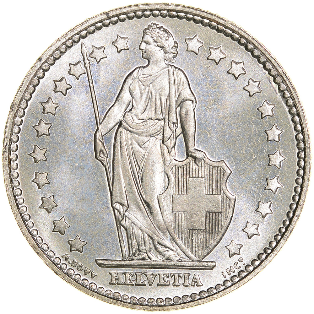 1 Franken, 1936, Erstabschlag