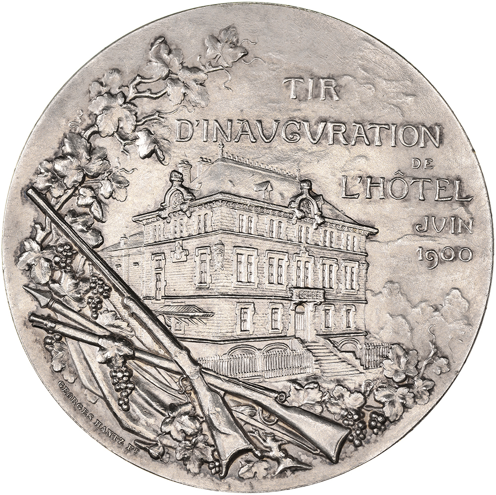 Genève, Genève,  Tir d'inauguration de l'hôtel, 1900, stgl, Silver
