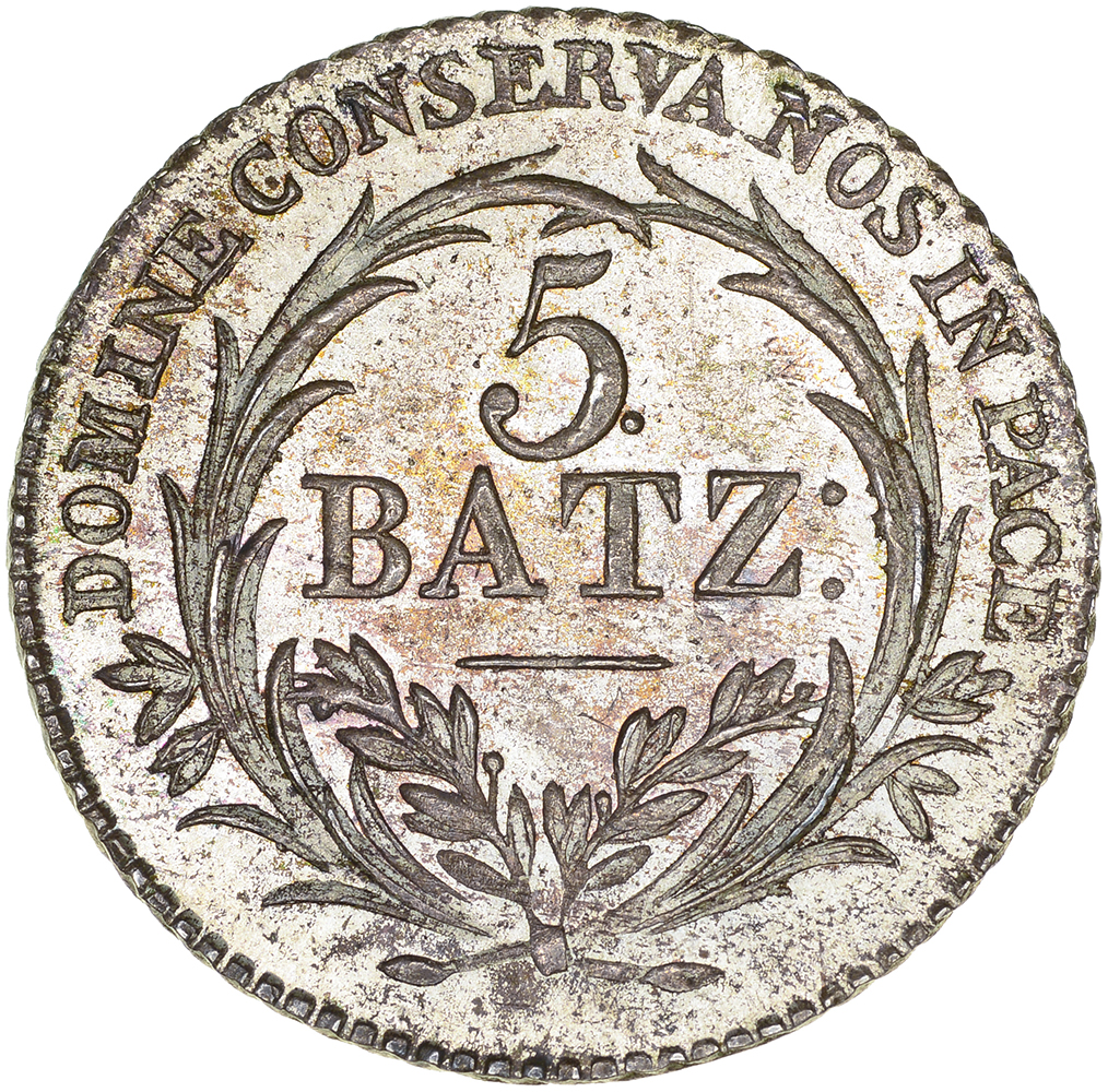 Luzern, 5 Batzen, 1816, stgl