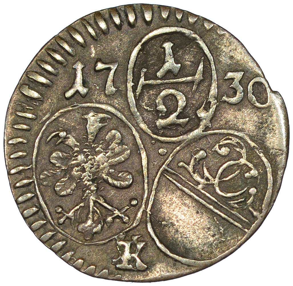 Obwalden, 1/2 Kreuzer, 1730, ss-vz
