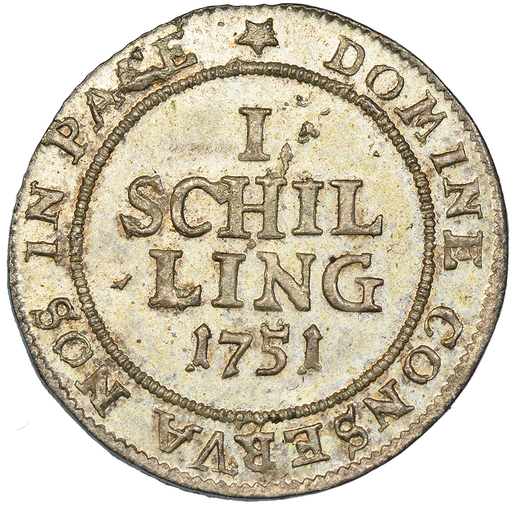 Zürich, Schilling, 1751, unz