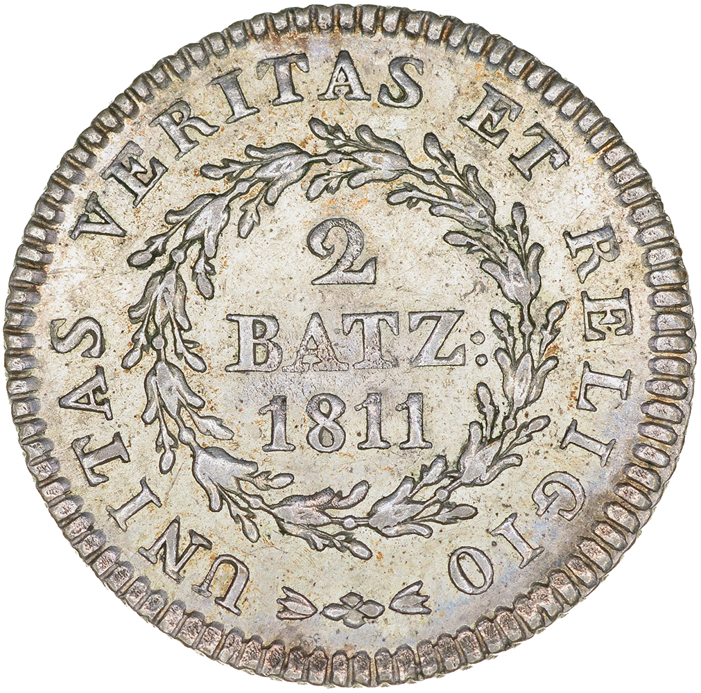 Uri, 2 Batzen, 1811, vz-unz,