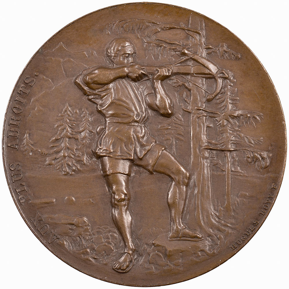 Genève, Genève,  Grand tir, 1896, stgl, Bronze