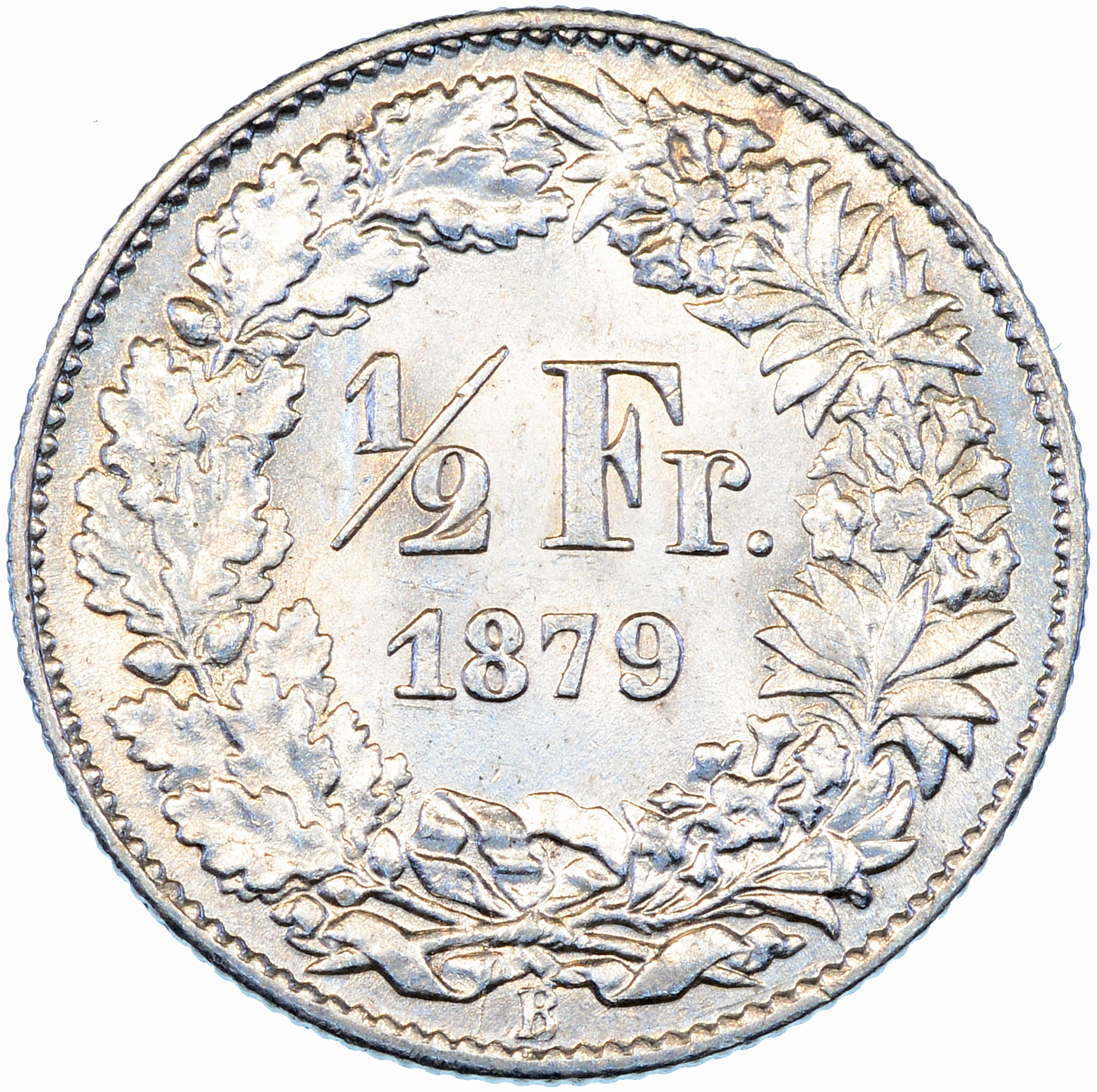 50 Rappen, 1879, Stempelglanz