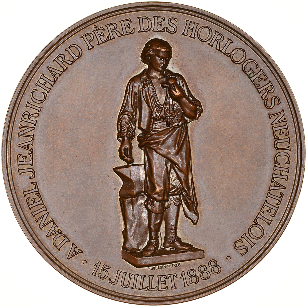 Personenmedaille, Neuchâtel, 1888, FDC