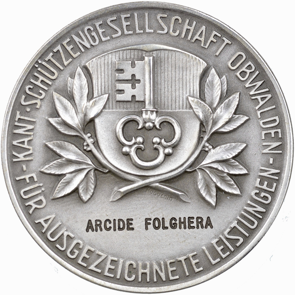 Obwalden, Kerns,  Kantonalschützenverein, o.J., unz/stgl, Silber