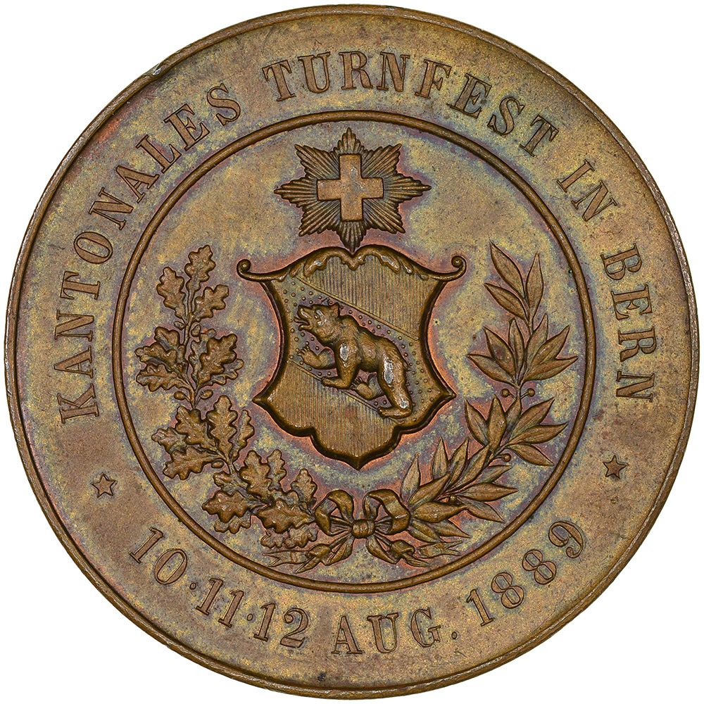 Turnfest, Bern, 1889, unz/stgl