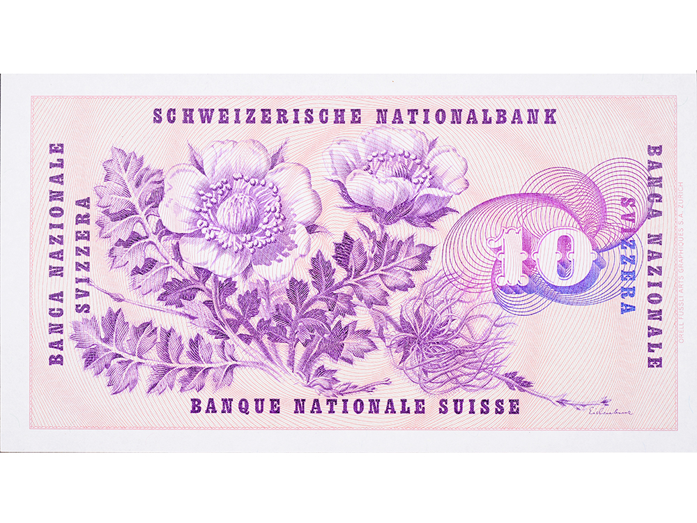 10 Franken, 1964, Gottfried Keller, ungebraucht, bankfrisch - 100%