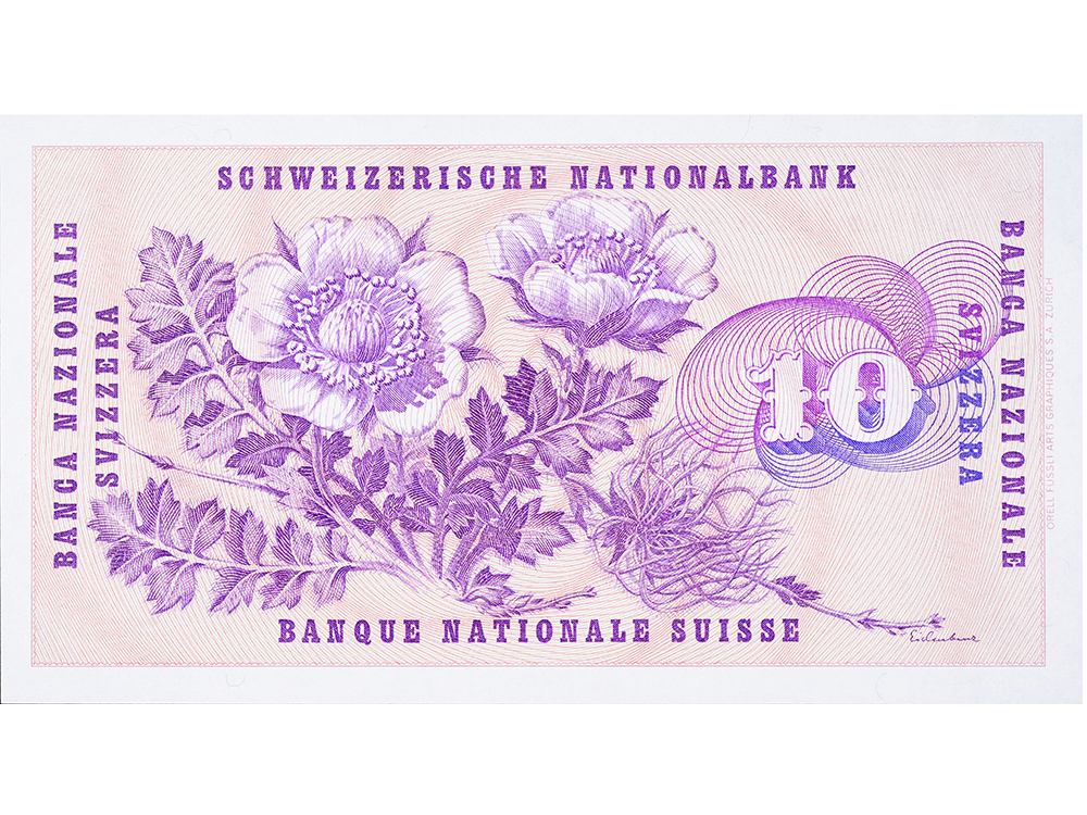 10 Franken, 1970, Gottfried Keller, ungebraucht, bankfrisch - 100%